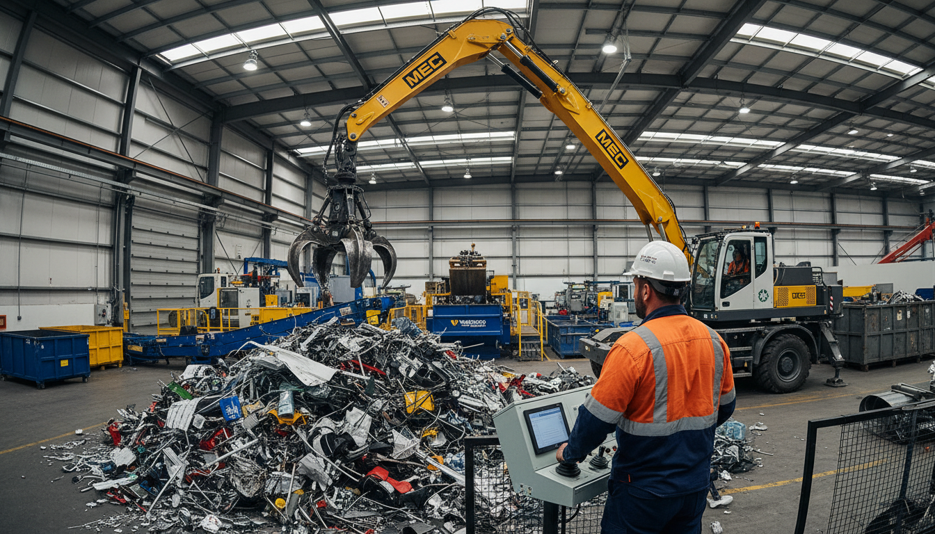 MEC Recycling Crane Efficiency: Operational Performance