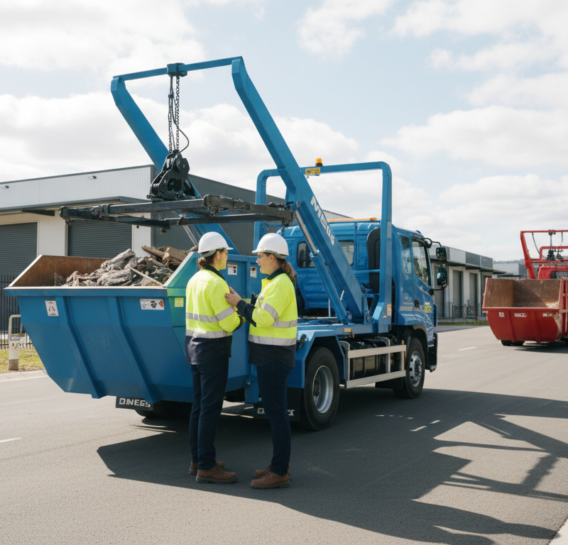 When to Use a MEC Skip Loader Instead of a Hooklift System | Wastecorp Equipment