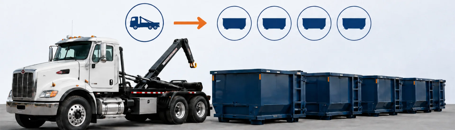 How Many Hooklift Bins Do You Need Per Truck?